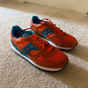 Saucony Shadow S1108 Women’s size 8.5 Orange and Blue